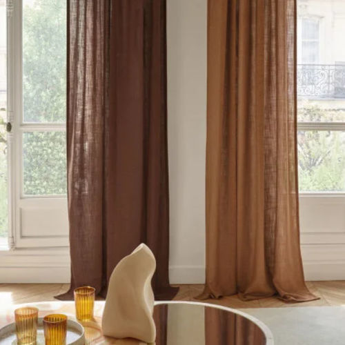 Möbelstoff - FAVORI RECYCLE  - CASAMANCE - für Vorhänge / einfarbig / Polyester