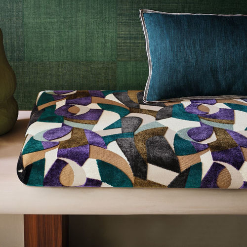 Möbelstoff - ANDINE  - CASAMANCE - Motiv / Polyester / Baumwolle