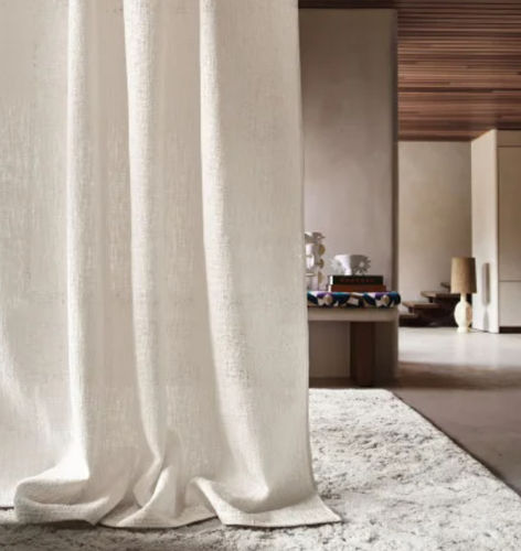 Einfarbige Gardine - WAHA  - CASAMANCE - Polyester / waschbar / transparent