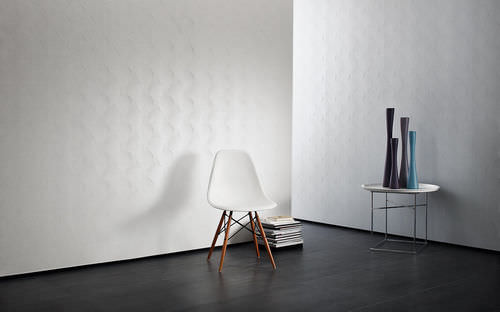 Vinyl-Wandverkleidung - VERSA - SAHCO - strukturiert / 3-D Effekt / für