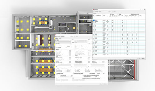 Management-Software - DDSCAD - Graphisoft - Berechnungs für Beleuchtung / Elektrische Berechnung / CAD für Elektroprojektierung