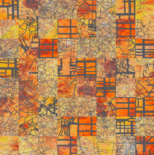 Teppichfliese - CITYSCAPES MODULAR SCHUFFLE  - egetæpper - Tuft / Schlingen / Synthetik