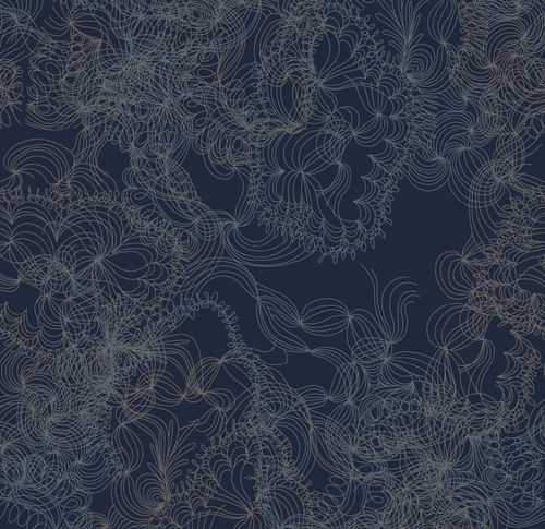 Gewebter Teppichboden - ARTS & CRAFTS : CRINOLINE - egetæpper - handgemacht / Synthetik / für Dienstleistungsbereich