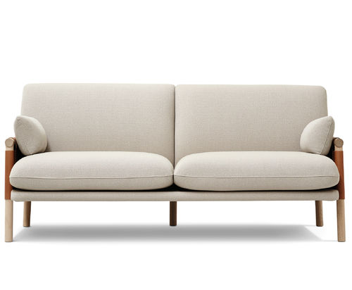 Modernes Sofa - SAVANNAH : EJ 880 - Erik Jørgensen - Stoff / Leder / mit abnehmbarem Kissen