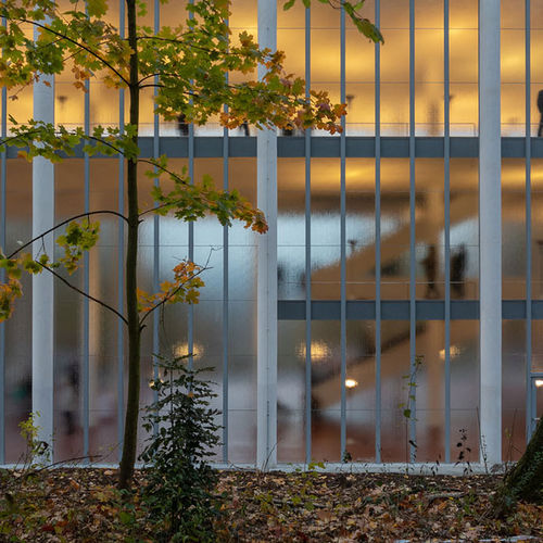 Flammenhemmende Glasscheibe - IMAGIN - AGC Glass Europe - VSG / mit Doppelverglasung / Drahtglas
