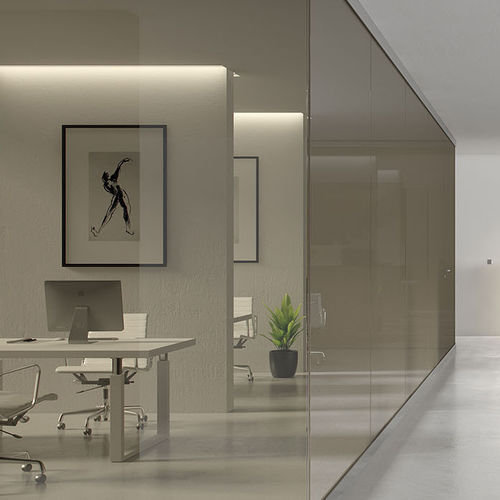 Sicherheitsglasscheibe - STRATOBEL COLOUR CLASSIC - AGC Glass Europe - VSG / transparent / undurchsichtig