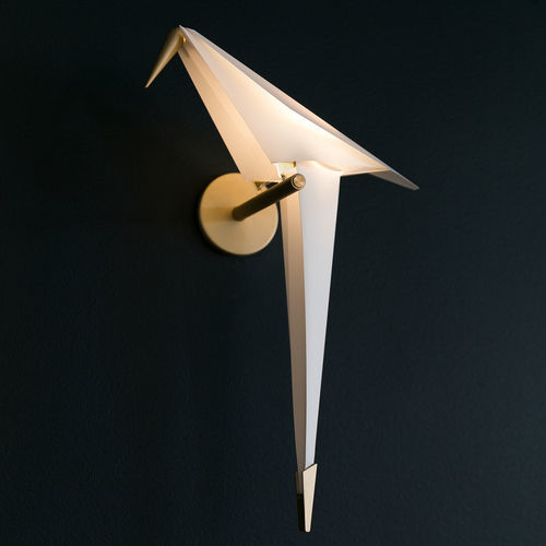 Wandleuchte / originelles Design - Perch  - moooi - für den Innenraum / Aluminium / Messing