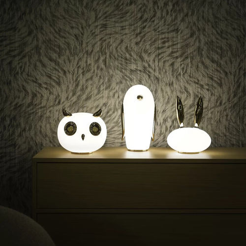 Tischlampe - Pet  - moooi - geblasenes Glas / Milchglas / Porzellan