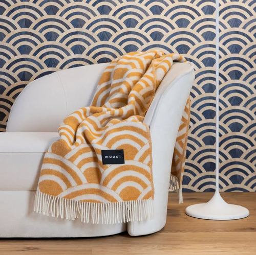 Wolle-Decke - Lucky O's - moooi