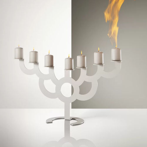 Kerzenhalter / pulverbeschichteter Stahl - Bold - moooi