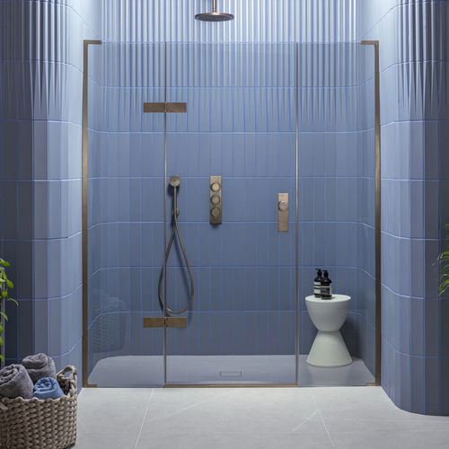 Einflügelige Duschwand - EPI - matki showering - für Nischen / Hartglas / für professionellen Gebrauch