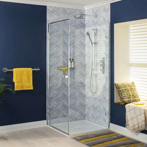 Glas-Duschkabine - LPSC - matki showering - mit Schiebetür / für Eckeinbau / für Privatgebrauch