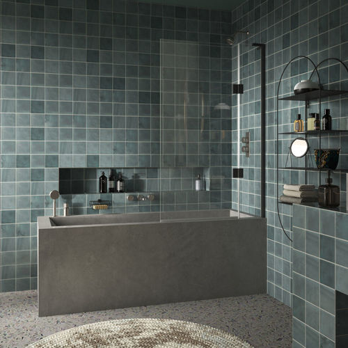 Faltbarer Badewannen-Duschwand - EPD - matki showering - umkehrbar / Hartglas / 1 Paneel