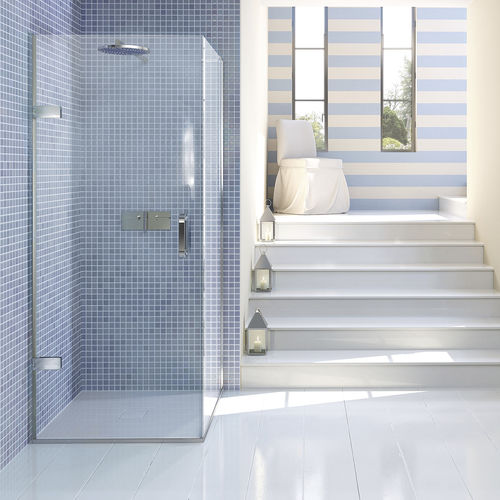 Einflügelige Duschwand - EPC - matki showering - für Eckeinbau / Hartglas / für professionellen Gebrauch