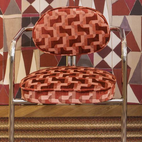 Möbelstoff - MOSAIK - GANCEDO - für Vorhänge / geometrisches Muster / Polyester