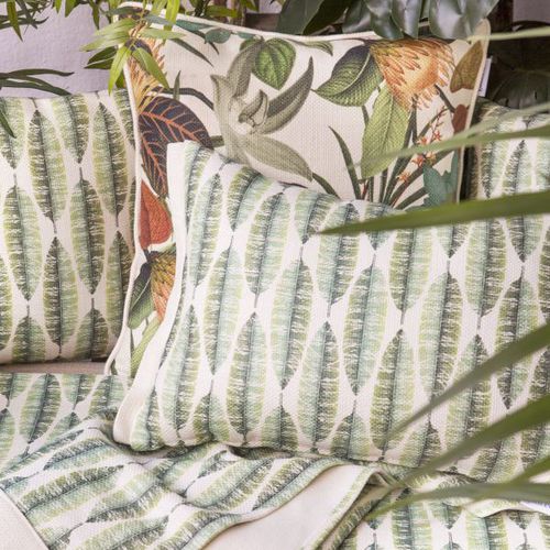 Kissen für Sofas - FLORA - GANCEDO - Stuhl / rechteckig / Naturmotiv