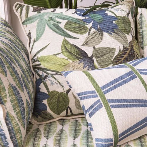 Kissen für Sofas - FRONDA - GANCEDO - Stuhl / quadratisch / Blumenmotiv