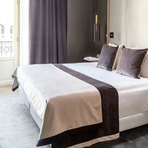 Samt-Plaid - HARMONY  - GANCEDO - FR-Polyester