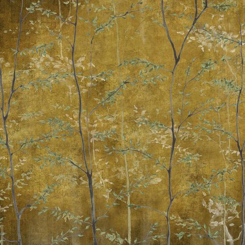 Moderne Tapete - WOODS GOLD - Coordonné - Vinyl / Naturmotiv / Tapetenoptik