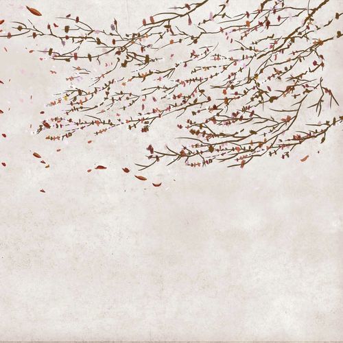 Moderne Tapete - EOLIA AUTUMN - Coordonné - Vinyl / Naturmotiv / Tapetenoptik