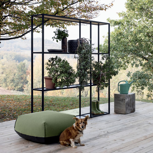 Modulregal - REGOLI - Kristalia - minimalistisches Design / Holz / Metall