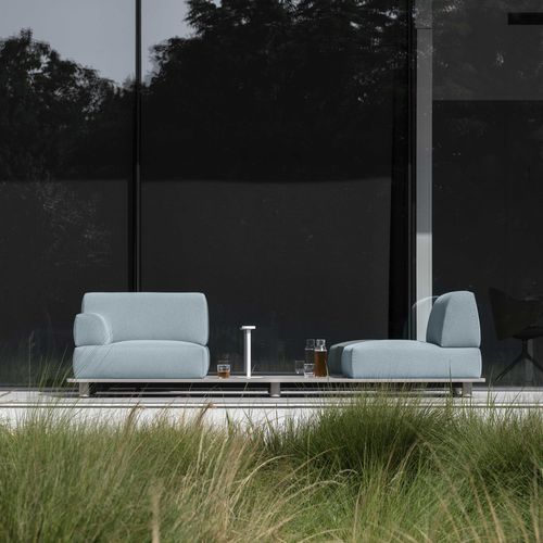 Modulsofa - PALCO - Kristalia - modern / für Außenbereich / Stoff