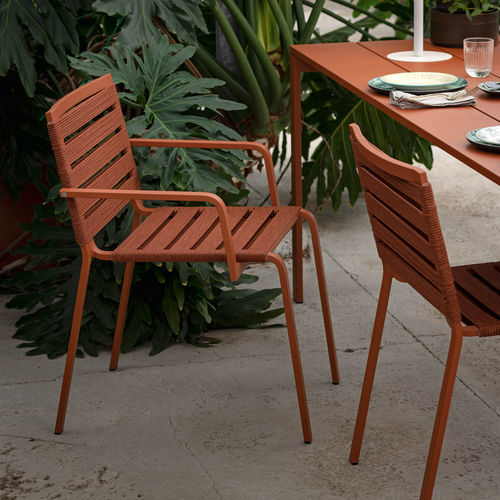 Moderner Gartenstuhl - REST - Kristalia - für Außenbereich / für den Innenraum / Polypropylen