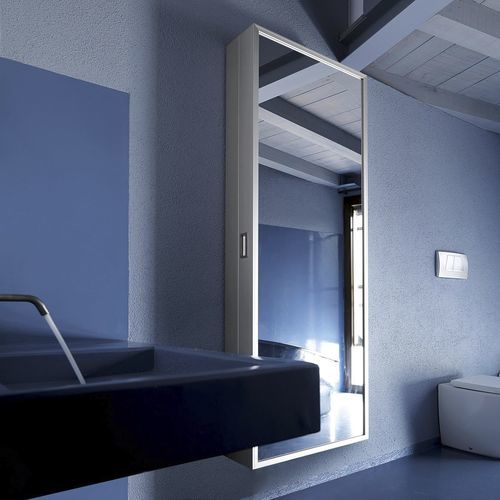 Wandmontiertes Ablagemöbel - BOX/BOXONE - Kristalia - modern / Glas / Aluminium