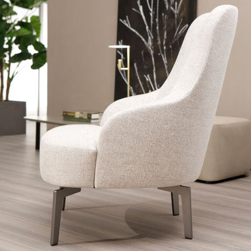 Moderner Sessel - HERMANN - CasaDesùs - Stoff / Leder / Holz