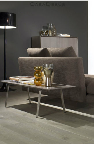 Moderner Couchtisch - KATANA - CasaDesùs - Edelstahl / rechteckig / für Privatgebrauch