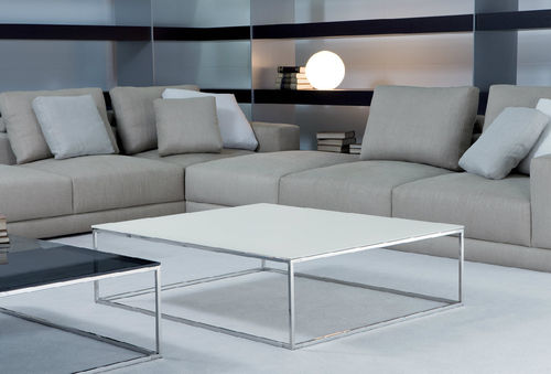 Moderner Couchtisch - STRAKTA - CasaDesùs - Glas / Metall / Eiche