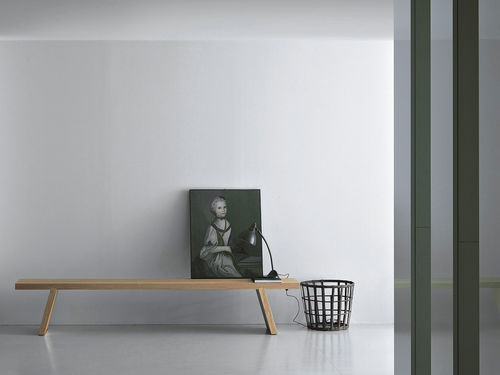 Moderne Bank - GROOVE  - Porro - Massivholz / von Piero Lissoni