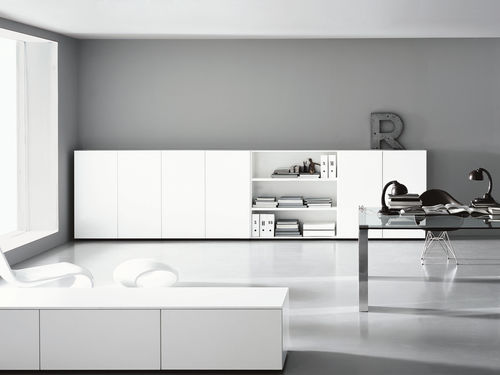 Schreibtisch mit integrierten Stauraum von Piero Lissoni - MODERN  - Porro
