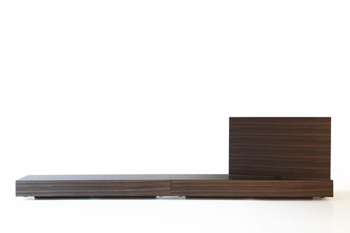 Modernes Fernsehmöbel - MODERN FLAG - Porro - schwenkbar / Holz