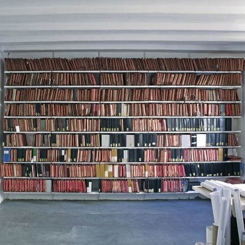 Wandmontiertes Regal - T-99 - Sellex - modern / lackierter Stahl / für Büro