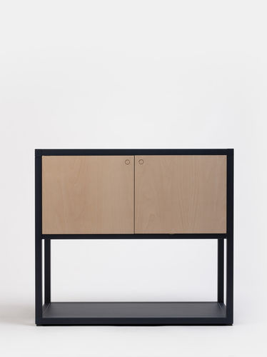 Sideboard mit hohen Beinen - DRY - Ondarreta - modern / Stahl / Laminat