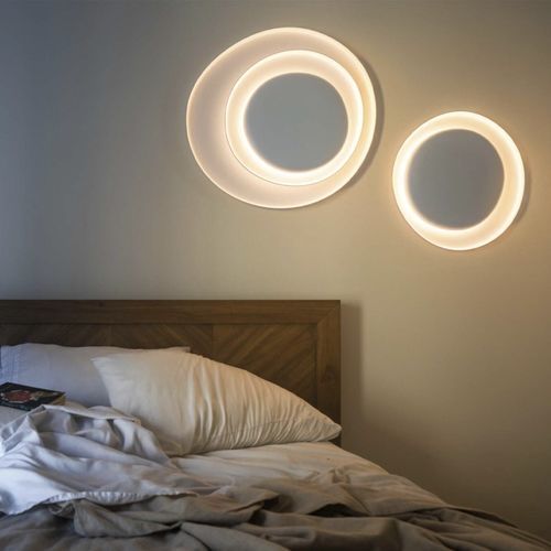 Moderne Wandleuchte - BAHIA MINI - FOSCARINI - für den Innenraum / Polycarbonat / rund