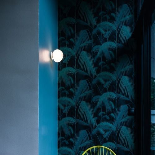Moderne Wandleuchte - RITUALS XL SEMI - FOSCARINI - für den Innenraum / lackiertes Metall / geblasenes Glas