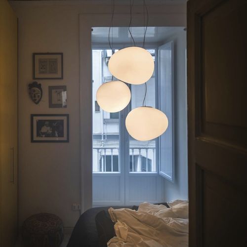 Hängelampe - GREGG - FOSCARINI - Metall / Polyethylen / modern