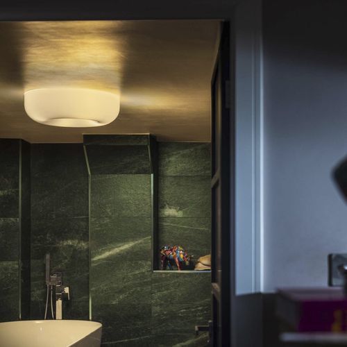 Moderne Deckenlampe - CIRCUS - FOSCARINI - rund / geblasenes Glas / Metall