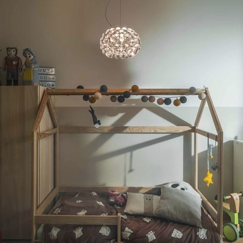 Hängelampe - CABOCHE PLUS - FOSCARINI - Aluminium / Stahl / geblasenes Glas