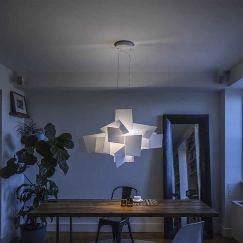 Hängelampe - BIG BANG - FOSCARINI - Metall / modern / mit Kabel