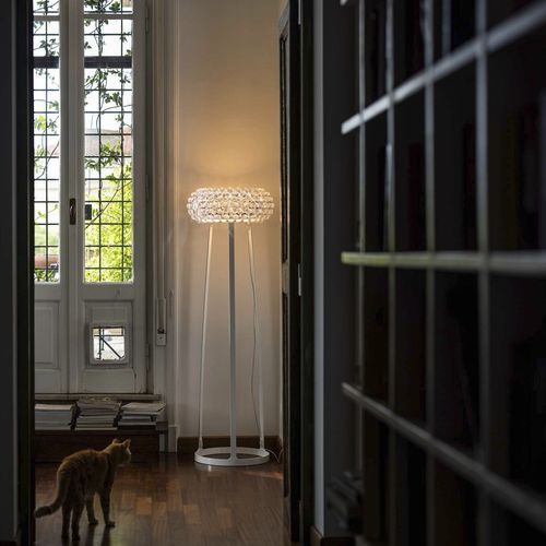 Stehleuchte - CABOCHE PLUS - FOSCARINI - aus verchromtem Metall / geblasenes Glas / Methacrylat