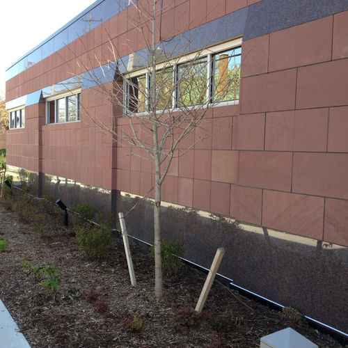 Paneel-Fassadenverkleidung - COFFEE - Stone panels - Sandstein / poliert / Grossformat