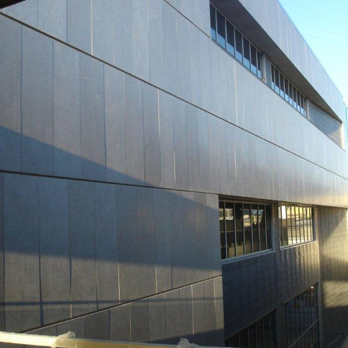 Paneel-Fassadenverkleidung - GRAY - Stone panels - Schiefer / poliert / Grossformat