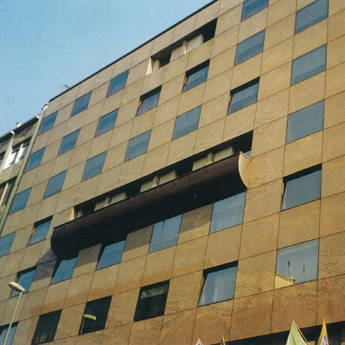 Paneel-Fassadenverkleidung - JURA GOLD - Stone panels - Kalkstein / in Naturoptik / Steinoptik