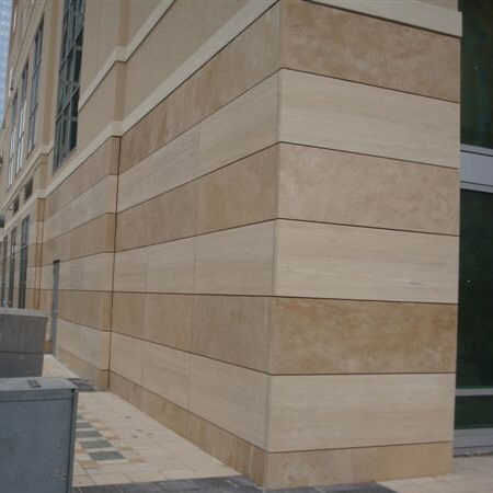 Paneel-Fassadenverkleidung - LUMACHELLA - Stone panels - Kalkstein / in Naturoptik / Steinoptik
