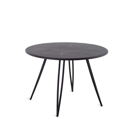 Moderner Tisch - Ariete  - Unopiù - Schmiedeeisen / Gestell aus Schmiedeeisen / rund