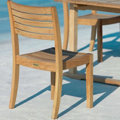 Klassischer Gartenstuhl - CHELSEA  - Unopiù - für Außenbereich / Teakholz / Gestell aus Teakholz