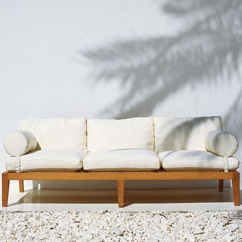 Bettsofa - Synthesis  - Unopiù - modern / für Außenbereich / Stoff